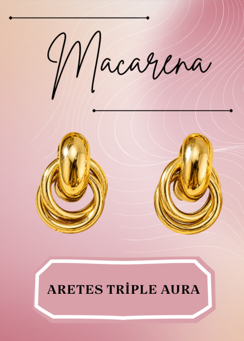 Aretes Triple Aura