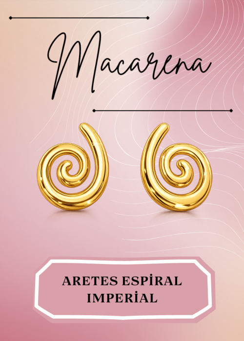 Aretes Espiral Imperial